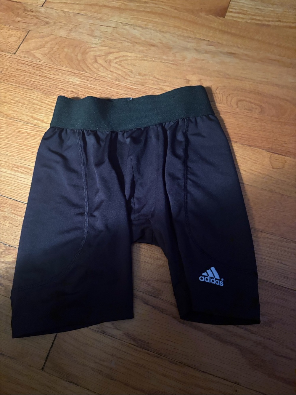 adidas Black Kids Athletic Compression Leggings